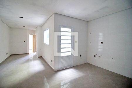 Sala/Cozinha de apartamento à venda com 2 quartos, 51m² em Parque Oratório, Santo André
