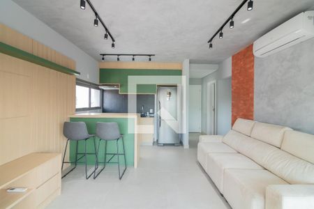Sala de apartamento à venda com 2 quartos, 78m² em Moema, São Paulo