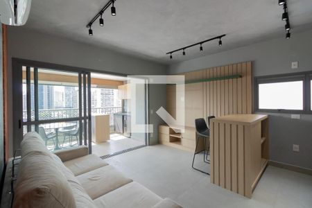 Sala de apartamento à venda com 2 quartos, 78m² em Moema, São Paulo