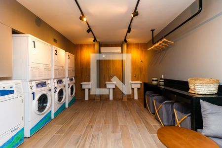 Studio para alugar com 29m², 1 quarto e sem vagaLavanderia