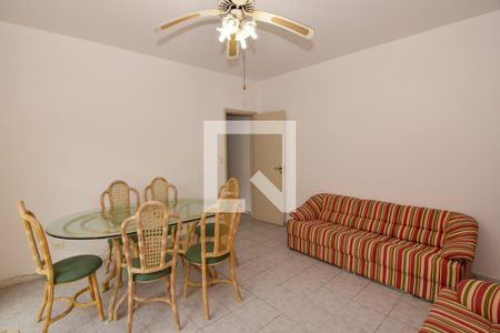 Sala de apartamento para alugar com 2 quartos, 93m² em Jardim Belmar, Guarujá