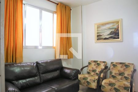 sala de apartamento para alugar com 1 quarto, 52m² em Vila Caiçara, Praia Grande