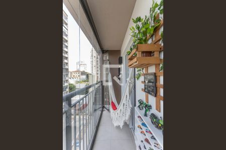 Varanda Sala de kitnet/studio à venda com 1 quarto, 28m² em Água Branca, São Paulo