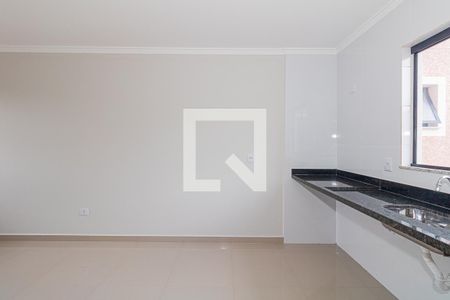 Sala e Cozinha de apartamento à venda com 1 quarto, 32m² em Vila Nivi, São Paulo