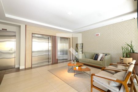 Apartamento para alugar com 62m², 2 quartos e 2 vagasHall do condomínio