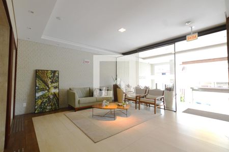 Apartamento para alugar com 62m², 2 quartos e 2 vagasHall do condomínio