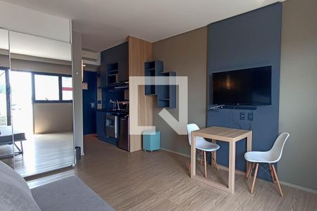 Sala/Quarto de apartamento para alugar com 1 quarto, 29m² em Alphaville Industrial, Barueri