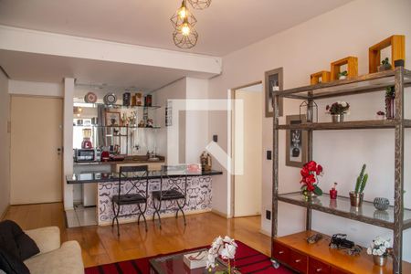 Sala de apartamento para alugar com 1 quarto, 48m² em Centro, Ribeirão Preto