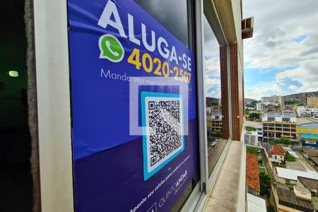Vista - Placa de Aluga-se de apartamento à venda com 1 quarto, 50m² em Rocha, Rio de Janeiro