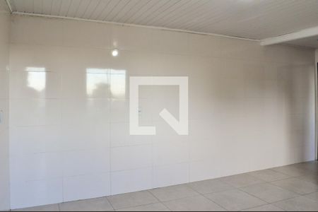 Sala e cozinha  de casa para alugar com 1 quarto, 40m² em Santa Tereza, Porto Alegre
