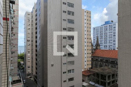 Vista de kitnet/studio para alugar com 1 quarto, 35m² em Boqueirão, Santos