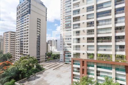 Vista  da Sala de apartamento para alugar com 1 quarto, 54m² em Consolação, São Paulo