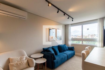 Sala de apartamento à venda com 2 quartos, 58m² em Farroupilha, Porto Alegre