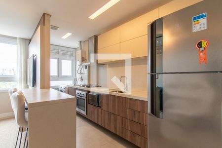 Cozinha de apartamento à venda com 2 quartos, 58m² em Farroupilha, Porto Alegre