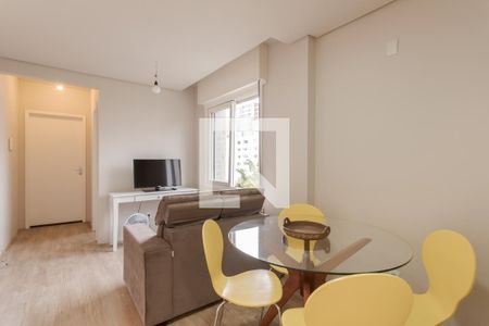 Sala de apartamento para alugar com 1 quarto, 26m² em Petrópolis, Porto Alegre