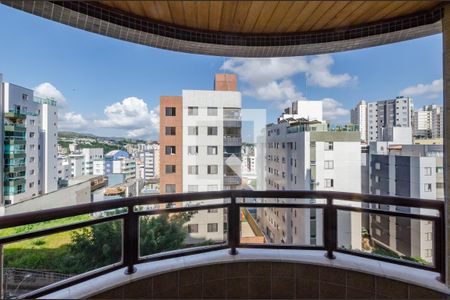 Varanda da Sala de apartamento para alugar com 4 quartos, 142m² em Buritis, Belo Horizonte