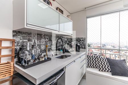 Varanda gourmet de apartamento para alugar com 2 quartos, 70m² em Santa Maria, São Caetano do Sul