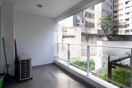 Varanda de apartamento para alugar com 1 quarto, 35m² em Consolação, São Paulo