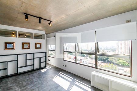 Sala de apartamento para alugar com 1 quarto, 70m² em Campo Belo, São Paulo
