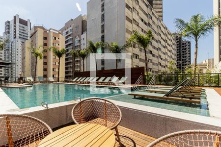Studio para alugar com 24m², 1 quarto e sem vaga Studio para alugar com 24m², 1 quarto e sem vagaPiscina