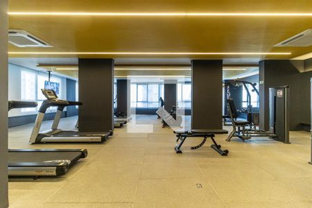 Studio para alugar com 24m², 1 quarto e sem vaga Studio para alugar com 24m², 1 quarto e sem vagaAcademia