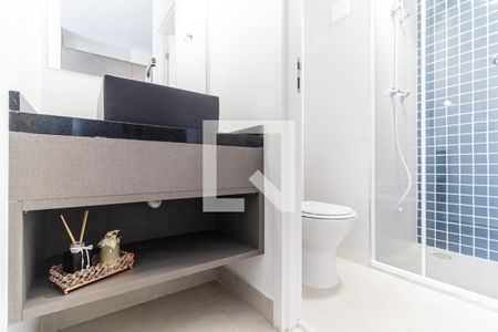 Studio para alugar com 24m², 1 quarto e sem vaga Studio para alugar com 24m², 1 quarto e sem vagaBanheiro
