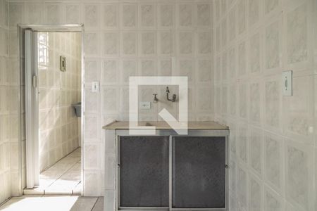 Cozinha de casa para alugar com 1 quarto, 43m² em Vila Guilhermina, São Paulo