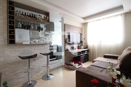 Sala de apartamento à venda com 2 quartos, 49m² em Jardim Márcia, Campinas