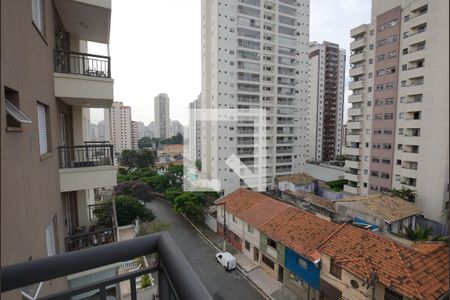 Varanda - Vista de apartamento à venda com 2 quartos, 65m² em Vila Gumercindo, São Paulo