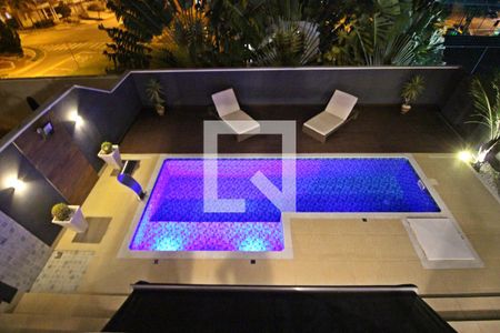 Casa de condomínio à venda com 222m², 3 quartos e 4 vagasVista da sacada do Quarto 4 (piscina)