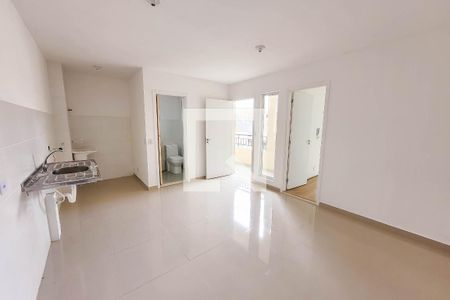 Sala/Cozinha de apartamento à venda com 1 quarto, 40m² em Burgo Paulista, São Paulo