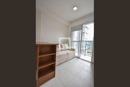 Sala de Estar  de apartamento para alugar com 1 quarto, 28m² em Jardim Caravelas, São Paulo