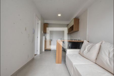 Sala de Estar  de apartamento para alugar com 1 quarto, 28m² em Jardim Caravelas, São Paulo