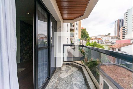 Varanda da Sala de apartamento à venda com 2 quartos, 302m² em Vila Bastos, Santo André