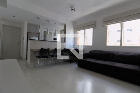 Sala de apartamento à venda com 1 quarto, 43m² em Vila Pompéia, São Paulo