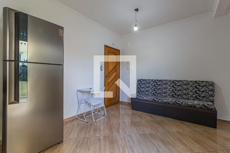 Sala e Cozinha de apartamento à venda com 2 quartos, 49m² em Vila Guarará, Santo André