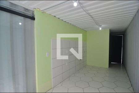 Sala e cozinha de apartamento para alugar com 1 quarto, 30m² em Olaria, Canoas