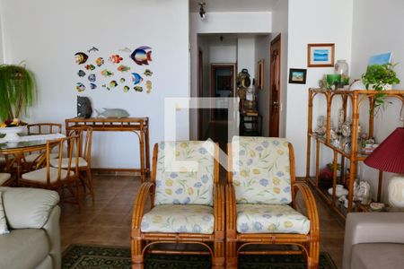 Sala de apartamento para alugar com 4 quartos, 300m² em Barra Funda, Guarujá