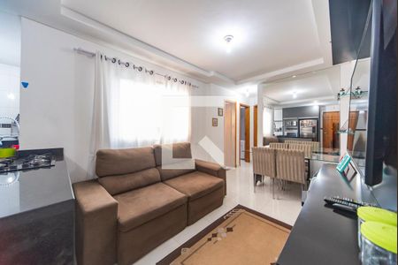 Sala de apartamento à venda com 2 quartos, 100m² em Jardim das Maravilhas, Santo André