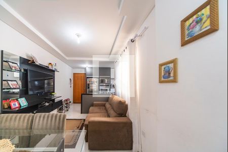 Sala de apartamento à venda com 2 quartos, 100m² em Jardim das Maravilhas, Santo André