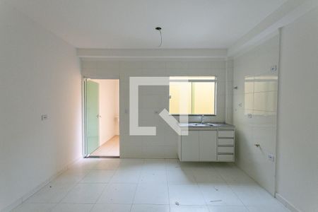 Sala/Cozinha de apartamento para alugar com 2 quartos, 48m² em Vila Santa Isabel, São Paulo