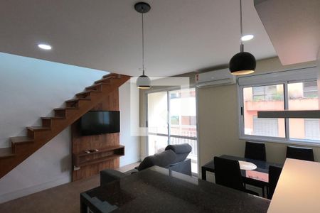 Sala de apartamento para alugar com 1 quarto, 65m² em Jardim Ampliação, São Paulo