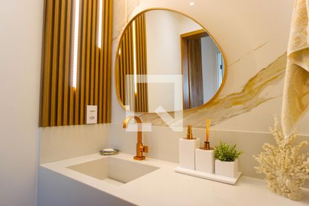 Casa de condomínio à venda com 400m², 5 quartos e 3 vagasLavabo