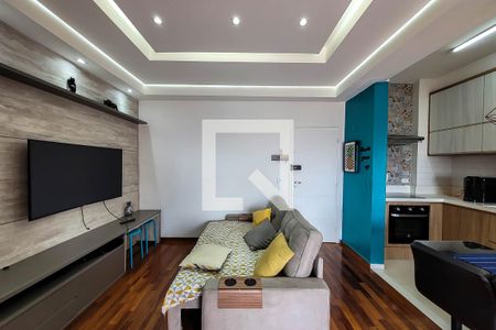 Sala de Estar de apartamento para alugar com 2 quartos, 65m² em Vila Firmiano Pinto, São Paulo