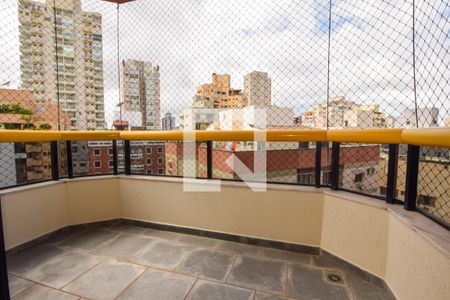 Varanda da Sala de apartamento para alugar com 3 quartos, 136m² em Balneário Cidade Atlântica, Guarujá