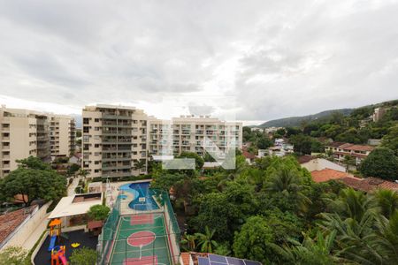 Vista da Varanda da Sala de apartamento à venda com 3 quartos, 90m² em Freguesia (jacarepaguá), Rio de Janeiro