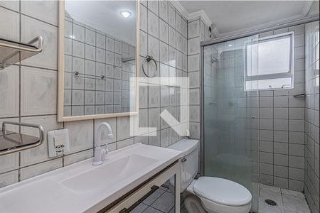 banheiro social_1 de apartamento para alugar com 2 quartos, 64m² em Jardim Santa Emilia, São Paulo