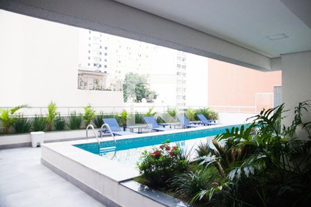 Studio para alugar com 16m², 1 quarto e sem vaga Studio para alugar com 16m², 1 quarto e sem vagaÁrea comum - Piscina