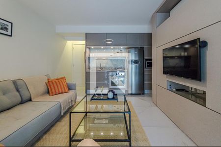 Sala de apartamento à venda com 1 quarto, 42m² em Bela Vista, São Paulo