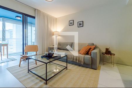 Sala de apartamento à venda com 1 quarto, 42m² em Bela Vista, São Paulo